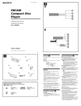 Sony CDX-L430X El manual del propietario