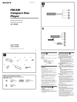 Sony CDX-L450X Operating Instructions (English, Español) El manual del propietario