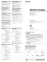 Sony MDX-65 El manual del propietario