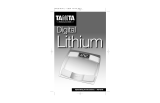 Tanita Digital Lithium HD-370 El manual del propietario