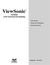ViewSonic CD4200 Manual de usuario