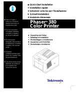 Tektronix PHASER 380 Manual de usuario
