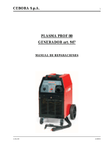 Cebora 947 Plasma Prof 80 Manual de usuario