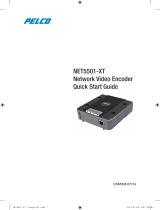 Pelco NET5501-XT Network Video Encoder Guía de inicio rápido