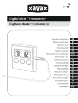 Xavax Digital Meat Thermometer Manual de usuario