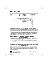 Hitachi DH 24PC3 Manual de usuario