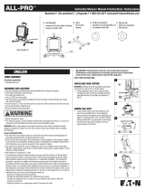 Eaton ALL-PRO WL2540LP worklight Manual de usuario