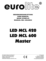 EuroLite LED MCL 420 Master Manual de usuario