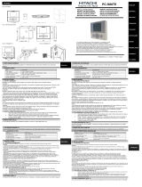 Hitachi PC-S80TE Guía de instalación