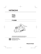 Hitachi P 20SB Handling Instructions Manual