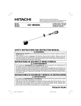Hitachi CG 18DSDL Manual de usuario