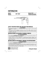 Hitachi DV16V Manual de usuario