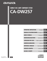 Aiwa CA-DW257 Manual de usuario