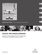 Behringer Digital Pro Mixer DDM4000 Guía de inicio rápido