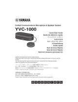 Yamaha YVC-1000 Guía de inicio rápido