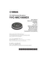 Yamaha YVC-MIC1000EX Manual de usuario