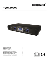 HQ Power Power Amplifier HQDA10002 Manual de usuario