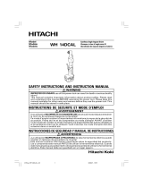 Hitachi WH14DCAL Manual de usuario