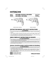 Hitachi W 6VM Manual de usuario