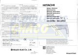 Hitachi DH24PB3 Handling Instructions Manual