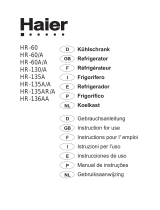 Haier HR-60 Instructions For Use Manual