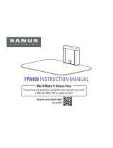 Sanus FPA400 Manual de usuario