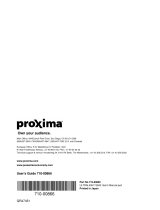 Proxima Ultralight S520 Manual de usuario