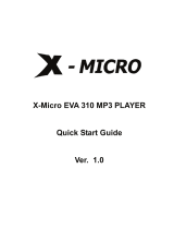 X-Micro XMP3X-F1G Guía de inicio rápido