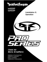 Rockford Fosgate Pro Series bd1501P Instrucciones de operación