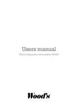 Woods WDD80 Manual de usuario