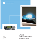 Motorola TETRA MTM800 Guía del usuario