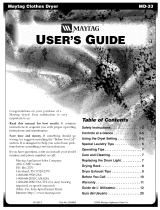 Maytag MDG7400AWW Manual de usuario