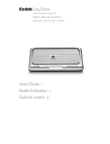 Kodak EasyShare Camera Dock Series 3 Manual de usuario
