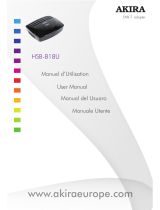 akira HSB-B18U Manual de usuario