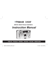 Polaroid 345af Manual de usuario