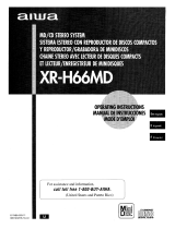 Aiwa XR-H66MD Operating Instructions Manual