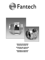 Fantech FKD 10 Installation And Maintenance Instructions Manual