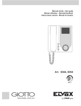 Elvox Giotto 6344 Manual de usuario
