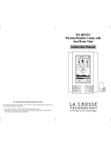 La Crosse Technology WS-8025SU Manual de usuario