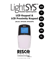 Risco lightsys RP432KP Manual de usuario