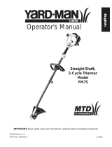 MTD YM75 Manual de usuario