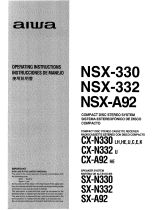 Aiwa NSX-A92 El manual del propietario