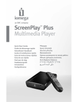 Iomega 34434, ScreenPlay Plus HD Media Player El manual del propietario