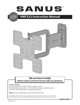 Sanus VMF322 Manual de usuario