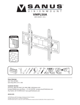 Sanus VisionMount VMPl50A Manual de usuario