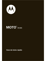 Motorola MOTO VE465 Guía de inicio rápido