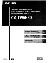 Aiwa CA-DW630 Operating Instructions Manual