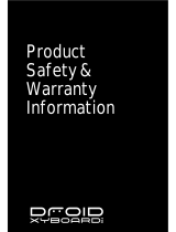 Motorola Verizon Droid Xyboard 10.1 Product Safety & Warranty Information
