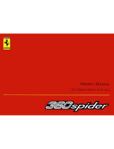 Ferrari 2002 360 Spider El manual del propietario