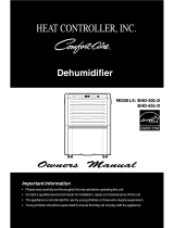 Heat Controller Comfort-Aire BHD-501-D El manual del propietario